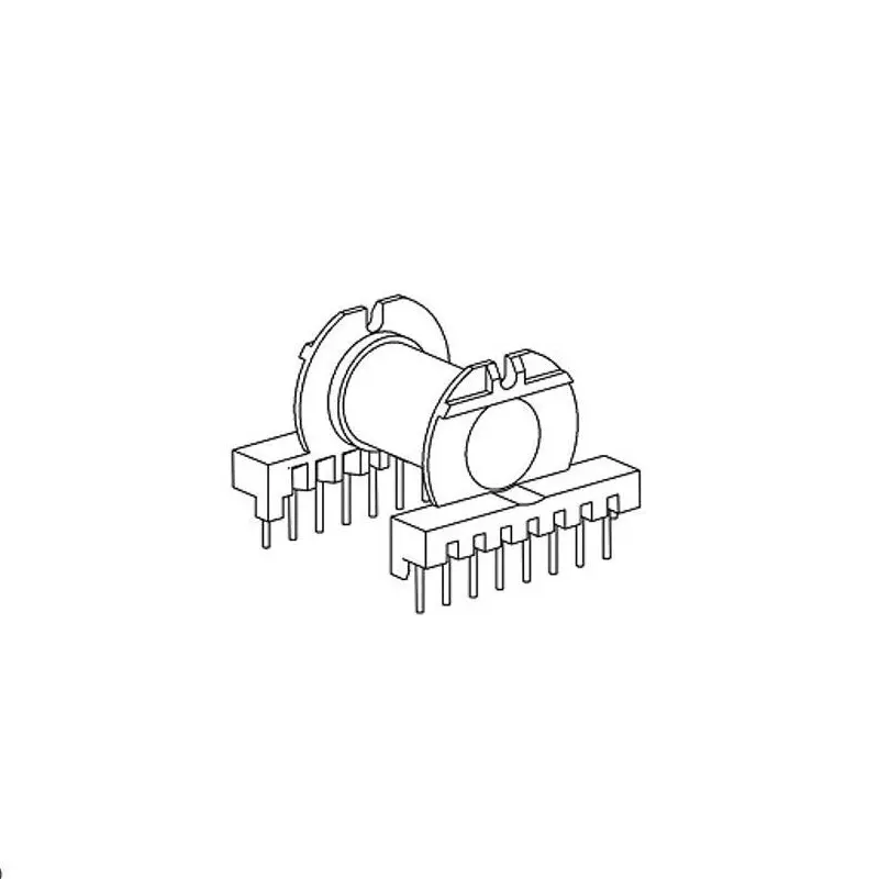 โครงบ๊อบบินหม้อแปลง ER40 แบบติดแผง แนวนอน 8-8
