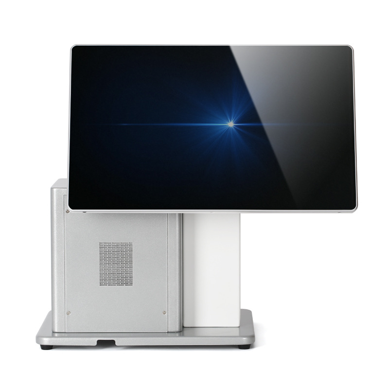 双屏15.6寸防水十点容触摸屏收款机超市专用收银机一体机