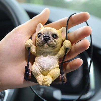 Car hanging, Bulldog car pendant rearview