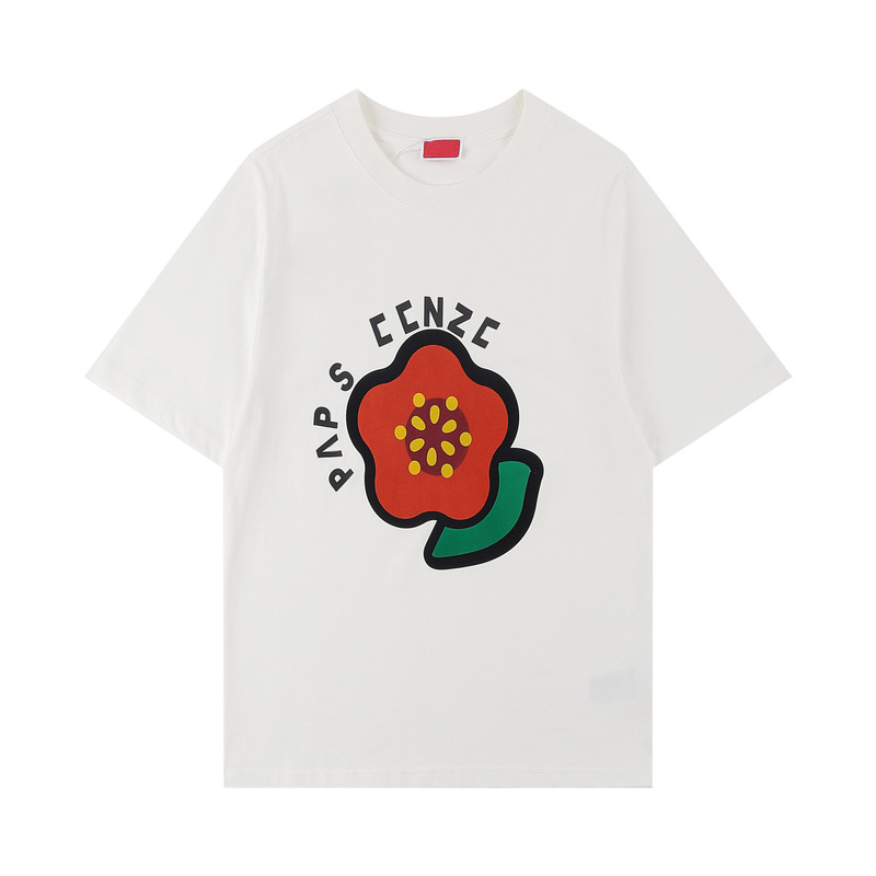 テスト済みバージョン 正しいバージョン 25 夏新作 小唐花植物 エンボス植毛半袖 Tシャツ カップルスタイル ワンピース|undefined