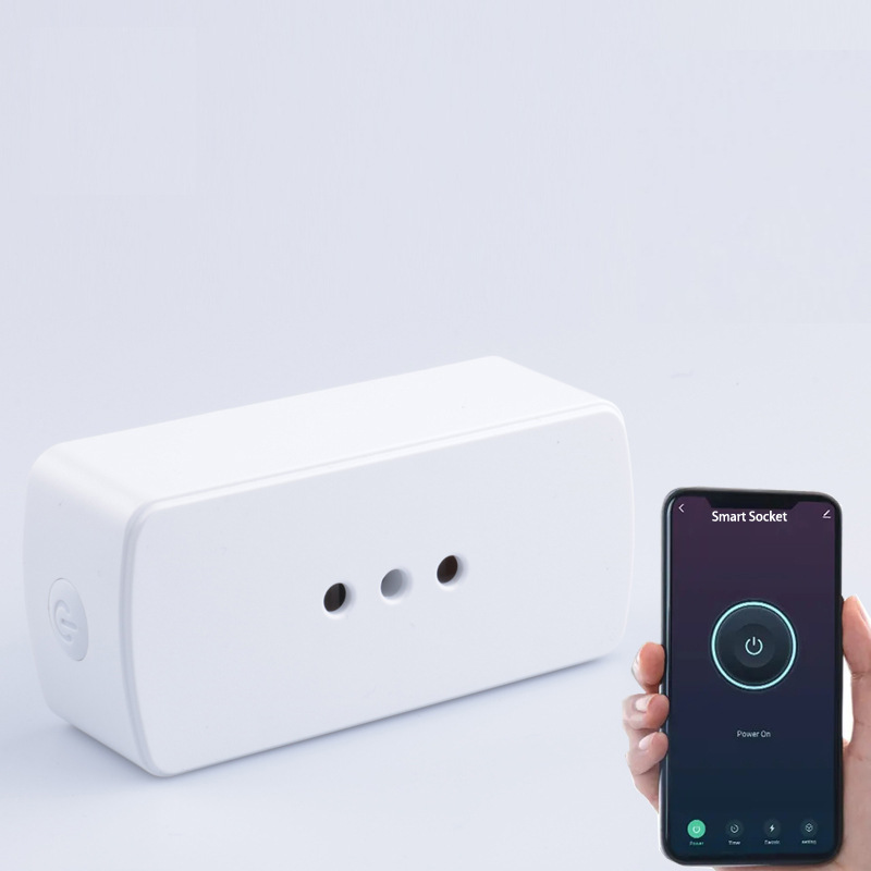 跨境涂鸦wifi智利规计量插座智能插头手机远程语音控制时