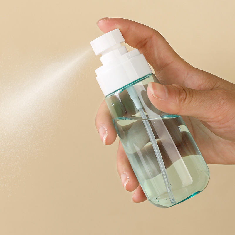 Viaje botella de líquido portátil, niebla ultrafina, botella de aerosol hidratante facial, botella de líquido, botella vacía de alcohol, botella de maquillaje