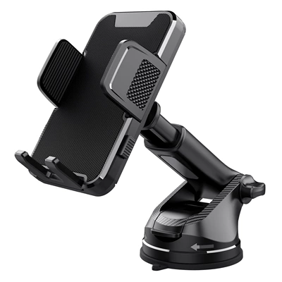 New car mobile phone holder retractable suction cup car navigation support fixing frame base 360 degree rotation (Car phone holder) - ml-236-color-box-included