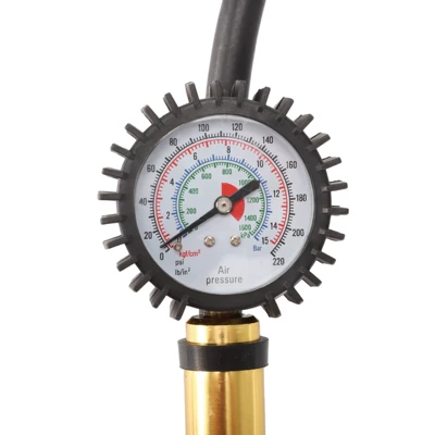 display pressure gauge, air release – Air pressure gauge/tire pressure gauge