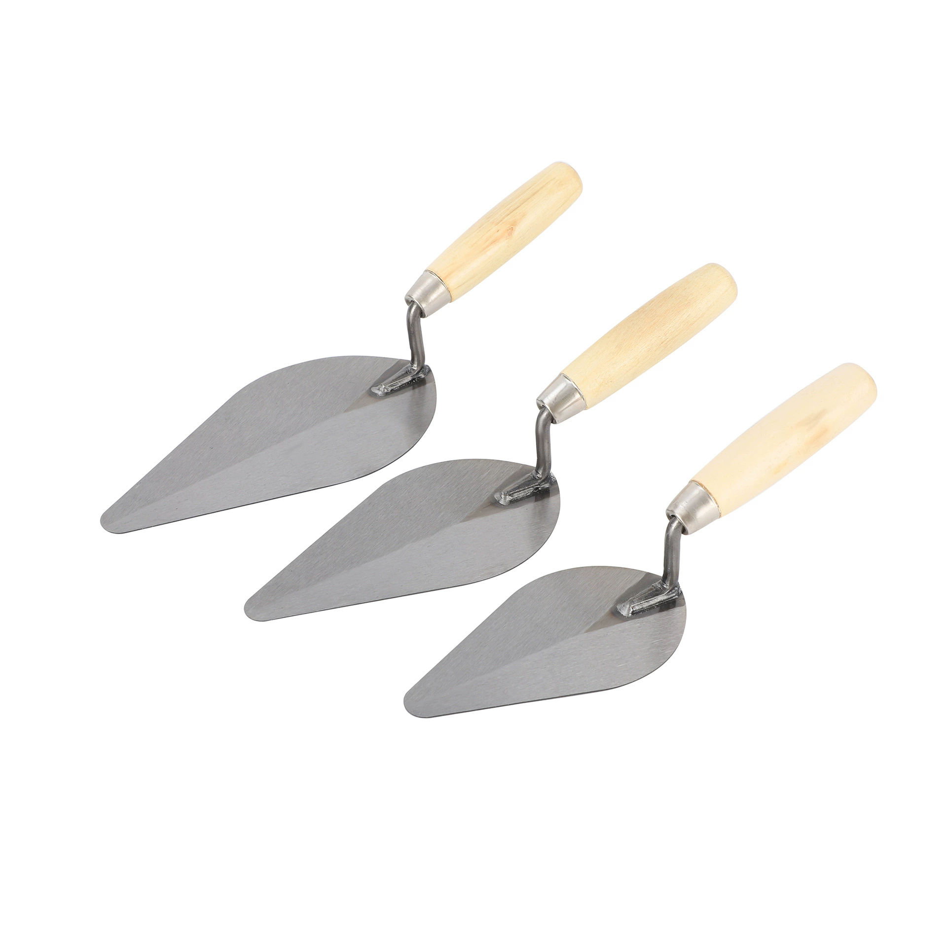 Внешнеторговые поставки двухцветного кирпичного ножа с пластиковой ручкой, кельмы, профессиональных строительных каменных инструментов, кирпичного кельма, лопаты.