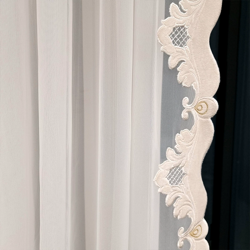 Объёмные шторы для спальни, для виллы, элитная ткань, французский стиль, американский стиль