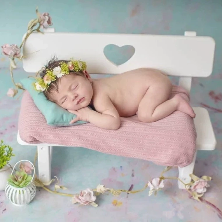 Трансграничная фотография новорожденных деревянная кровать может быть разобрана для фотостудии