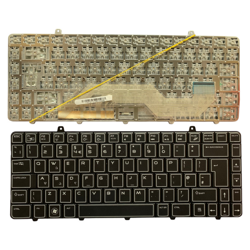 UK version suitable for Dell Alienware M11X R1 laptop with built-in replacement keyboard UK version suitable for Dell Alienware M11X R1 laptop with built-in replacement keyboard