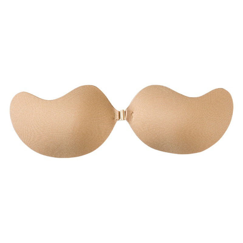 Vestido de novia femenino delgado y transpirable con silicona invisible pecho grande pecho pequeño no se puede juntar vestido de honda esponja parche de pecho de mango