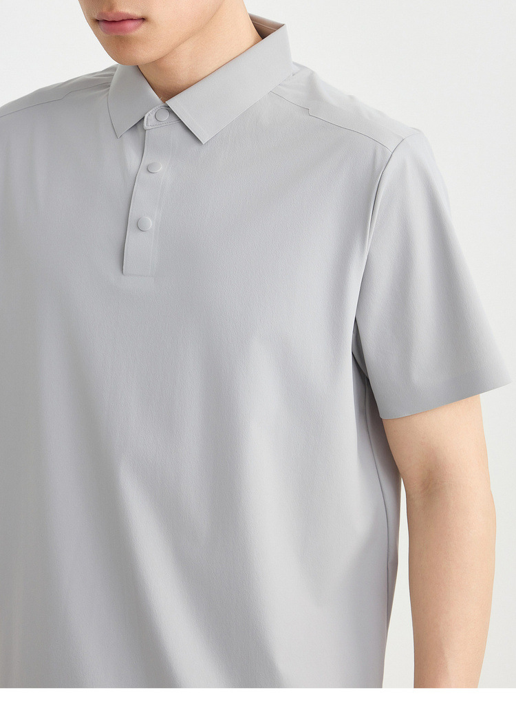 Áo polo nam pique cổ bẻ mát lạnh đi làm — màu be chi tiết 36