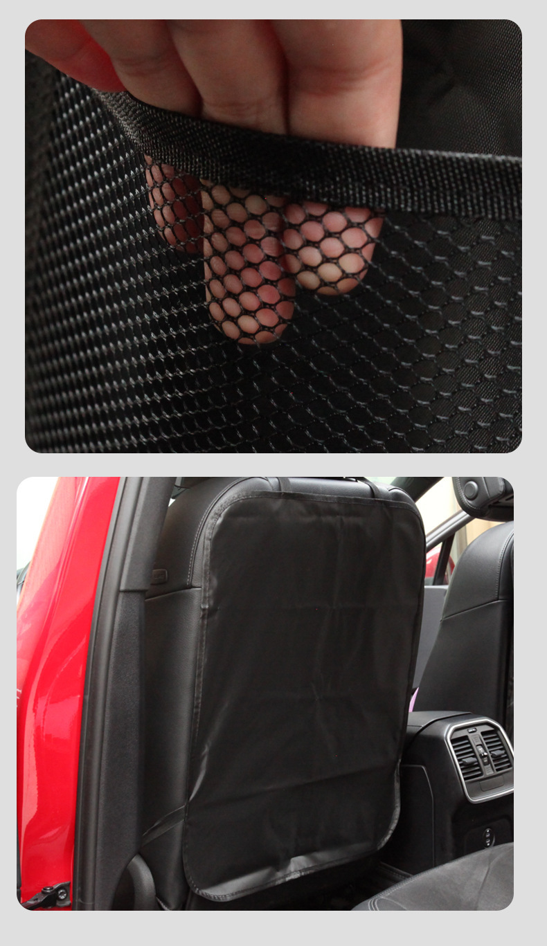 Car Seat Back Storage Bag, Car Seat Anti-Dirt Protective Pad, Car Storage Bag, Car Back Seat Child Anti-Kick Pad