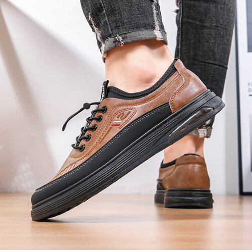 Men's soft-soled casual shoes for spring and autumn, size 45-46, lightweight, cross-border best-selling, suitable for daily wear.