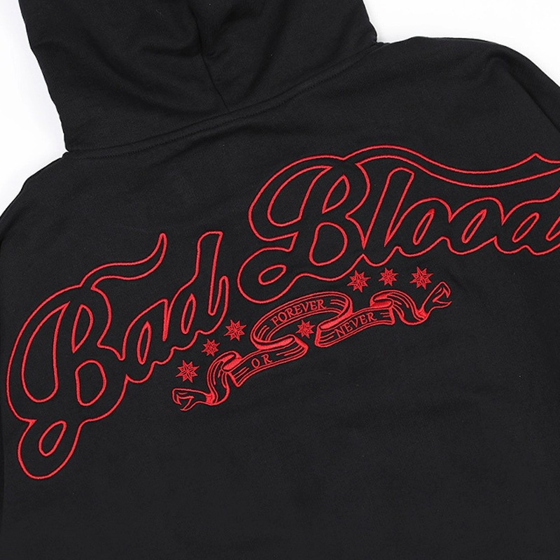 Same Style For Men And Women Badblood Bcac Series Retro Loose Camouflage Sweatshirt Women's Niche Hoodie Sports Jacket_viptrois.com