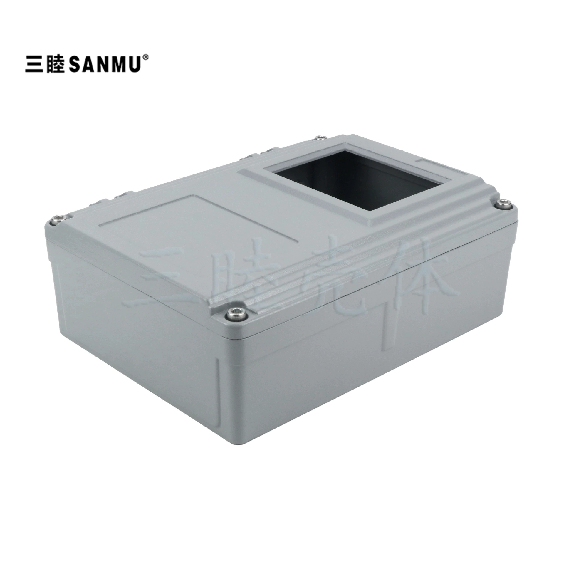 Шасси прибора с окошком дисплея, раскладушка, водонепроницаемая коробка из литого алюминия FA15-1: 250*185*88 мм