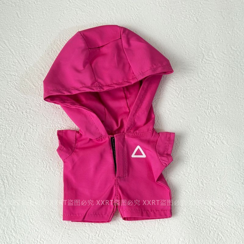 一二三代拉布布娃衣搪胶公仔一二三代labubu衣服潮流冲锋衣护目镜|undefined