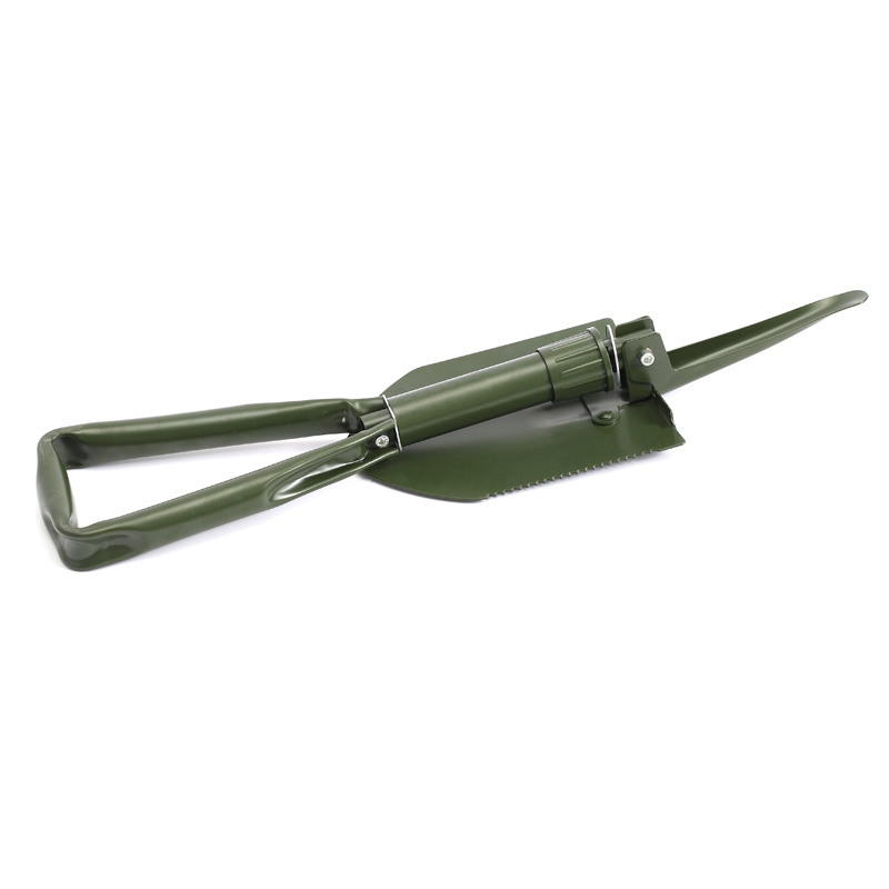 Transfronterizo nuevo medio táctico equipo al aire libre de acero de manganeso pala multifuncional plegable pala militar