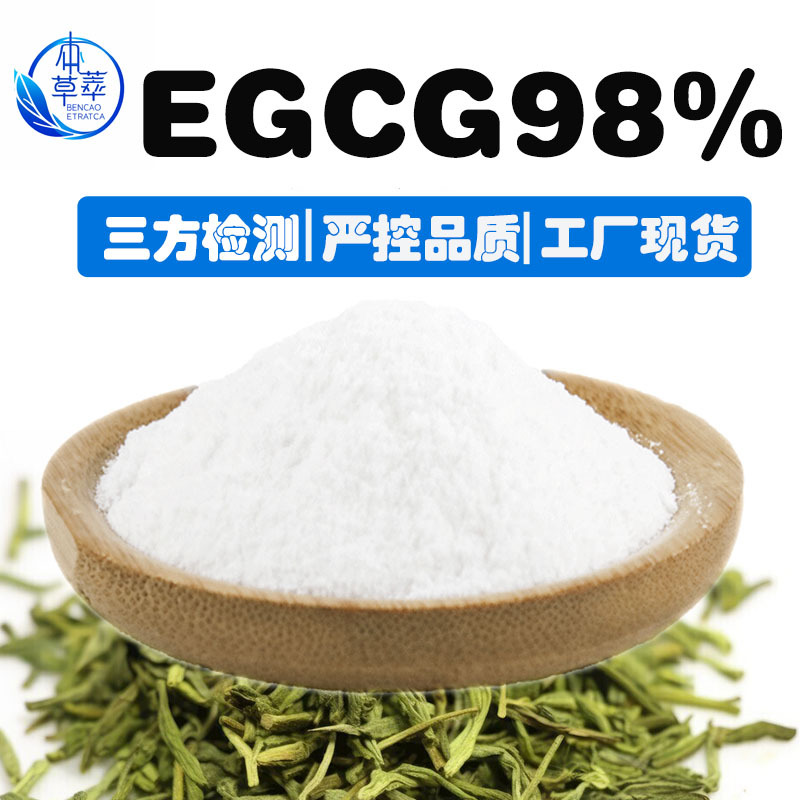 EGCG98%绿茶提取没食子酸酯工厂现货egcg表没食子儿茶素随货三方
