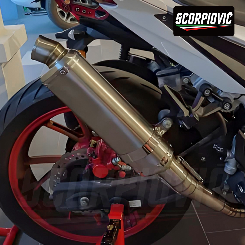 Motorcycle Exhaust Pipe T98 Tail Section ZX4R CBR400 NINJA 400 250RR RC390 GSX250R