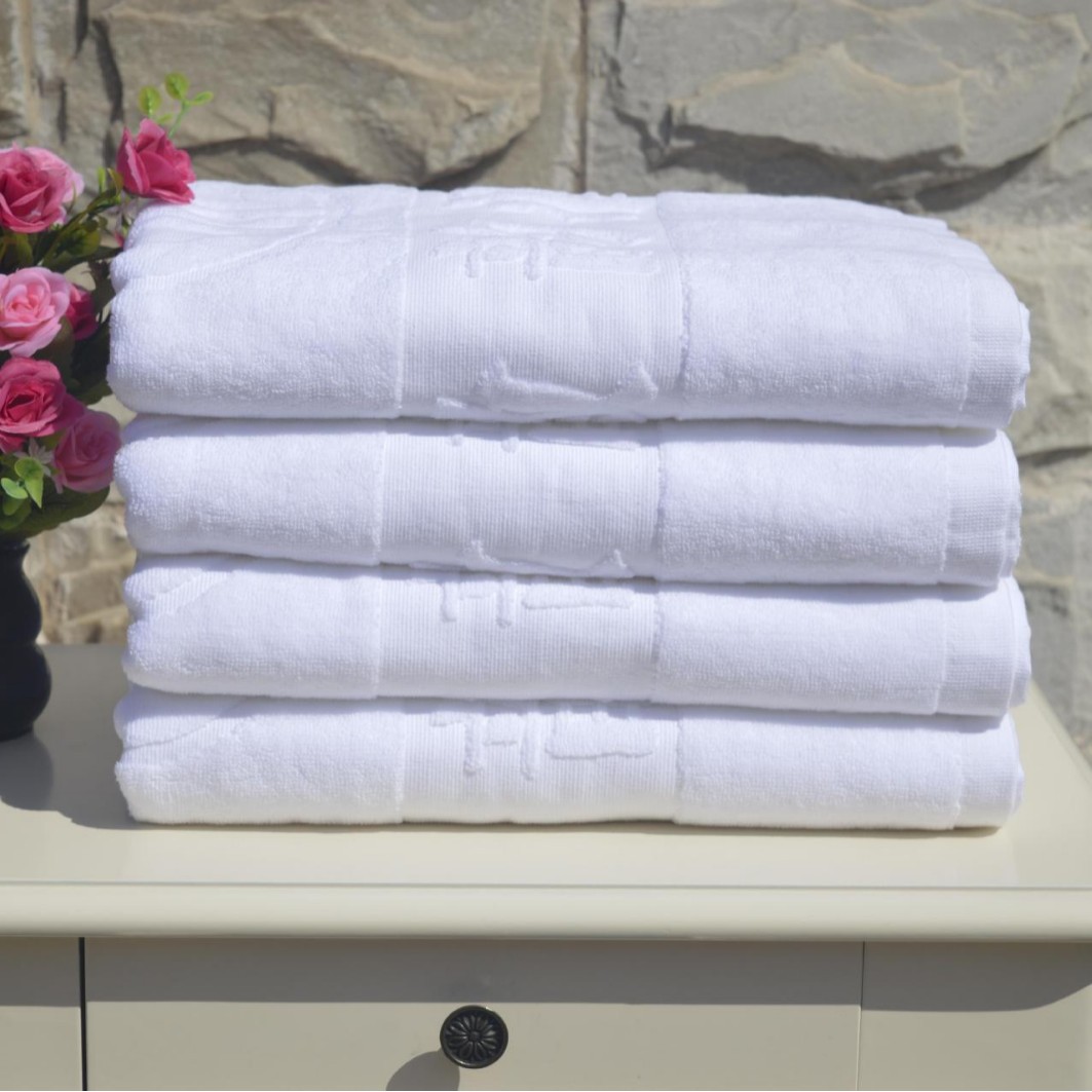 酒店宾馆专用32线70*140CM500克提花浴巾加厚纯棉酒店同款吸水|ru