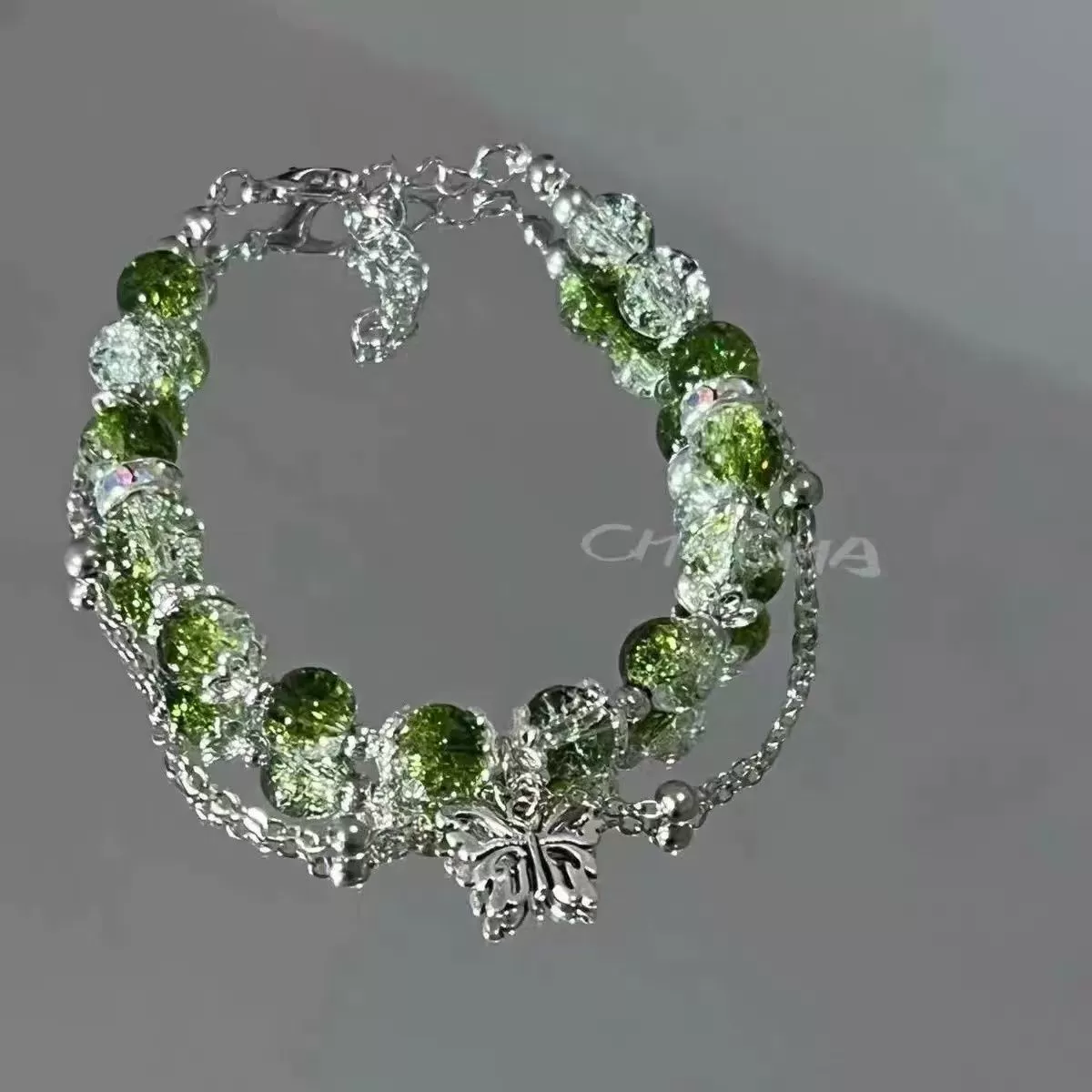 Браслет из глазурованного стекла, храмовый/рыночный стиль, в подарочной коробке (ассортимент цветов)