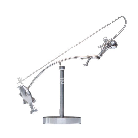 跨境新品 The Fisherman Balancing Sculpture 渔夫平衡雕塑|undefined