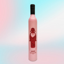 创意酒瓶伞晴雨伞广告LOGO折叠三折伞热销太阳折叠伞 零度