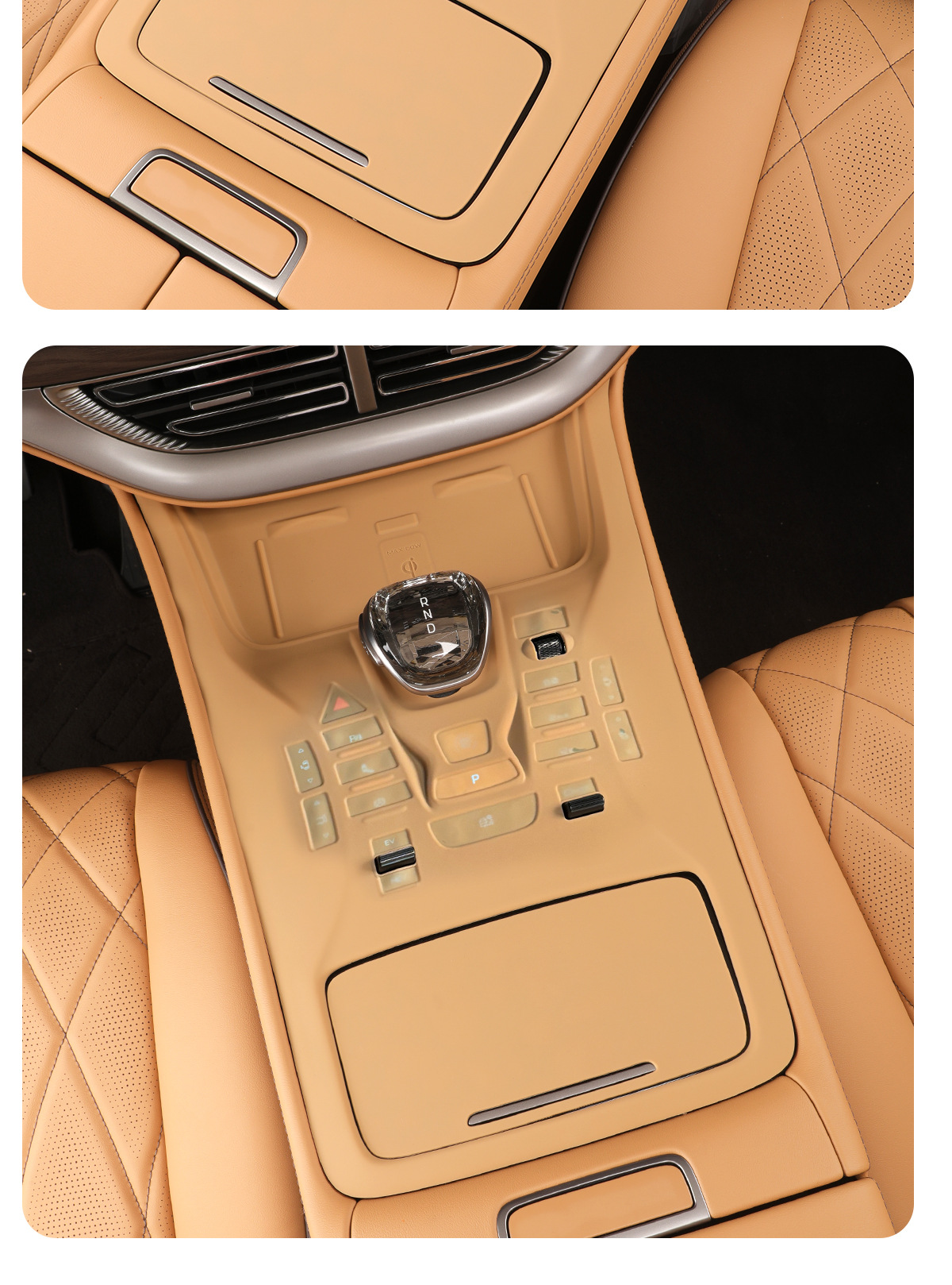 24 Models Suitable for Denza D9 Central Control Panel Silicone Pads, Gear Shift Button Protection, Interior Special Products, Anti-Reflective