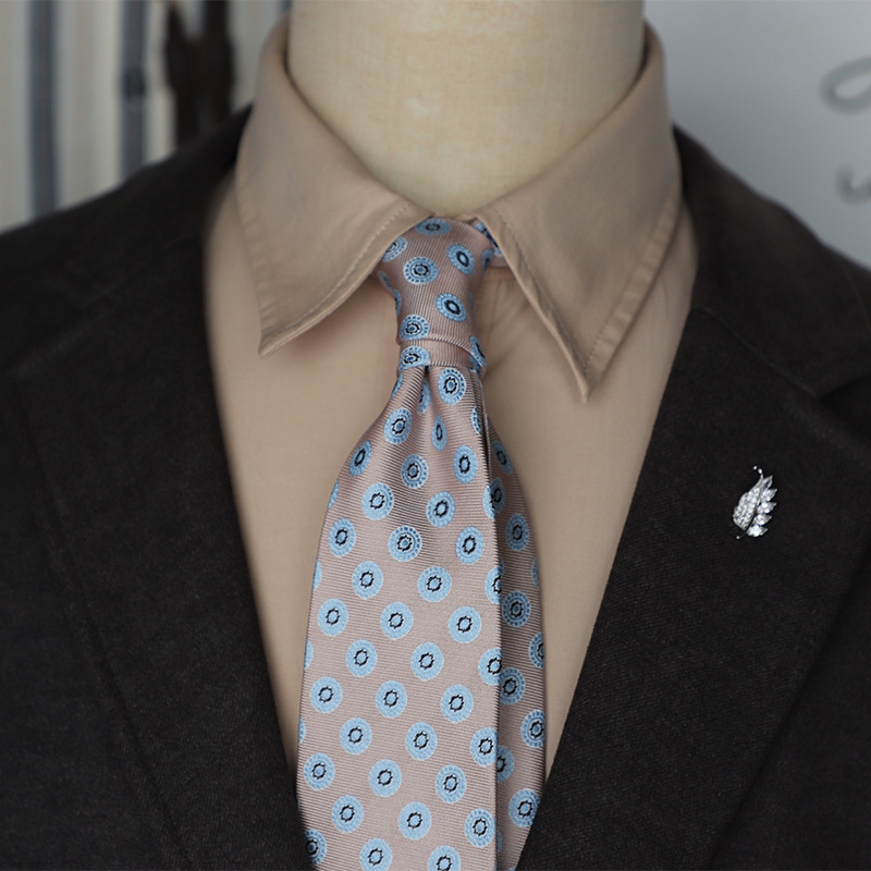 Corbata de hombre estilo retro a rayas verde oscuro café burdeos_voghion.com