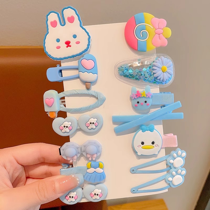 Horquilla para niños Clip de flequillo lateral para niña Clip de pico de pato para bebé Clip bb Accesorios para el cabello de alto valor Tombros de dopamina