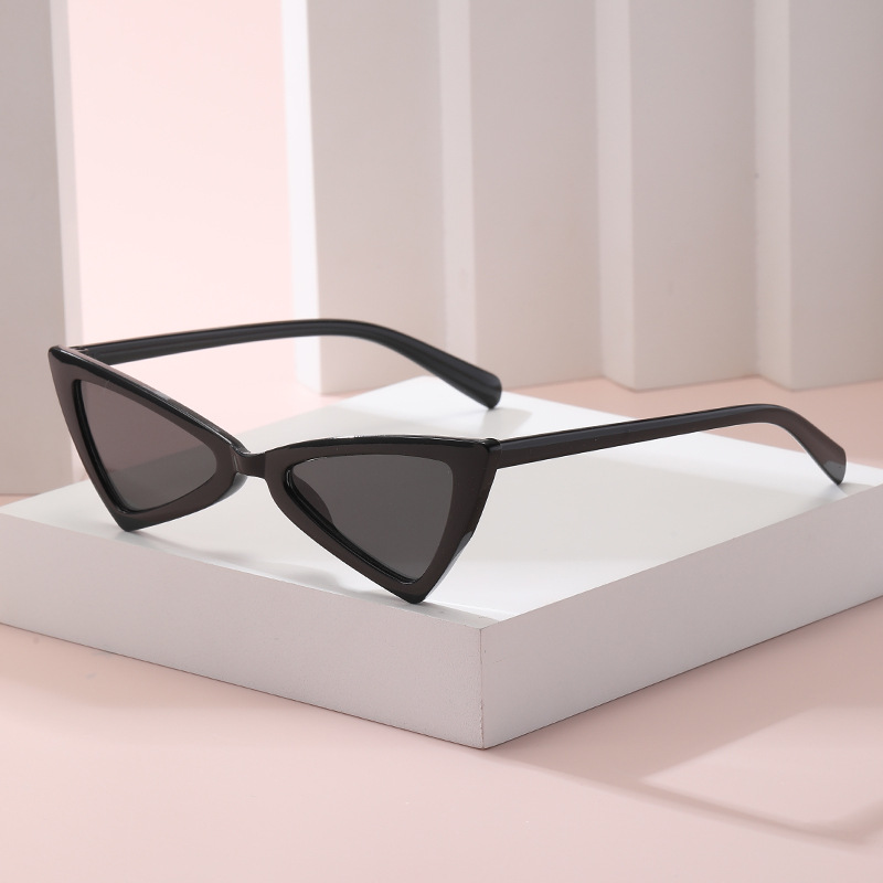 Gafas de Sol Ojo de Gato Triangulares de PC con Protección UV380 para Protección Solar