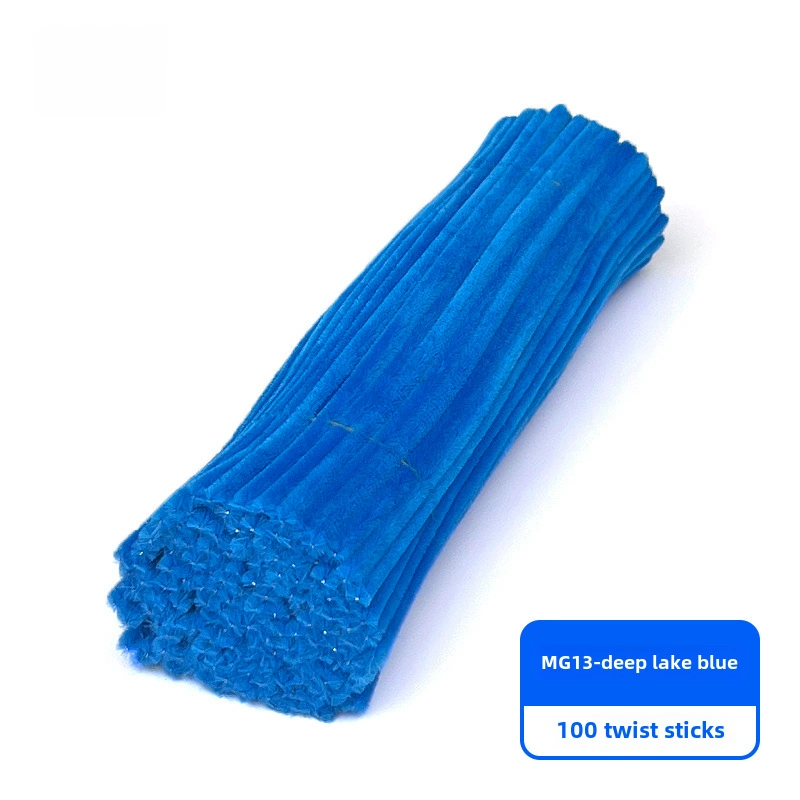 Encrypted twist rods (MaoGun) DIY craft pipe cleaners, ultra‑dense, multi‑color sets (about 100 pcs)