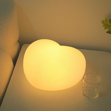 现货led装饰台灯简约居家卧室床头护眼睡眠灯遥控无线充电起夜灯