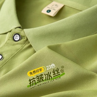Workwear T-Shirt with Logo Printed Summer Lapel Group Corporate Workwear Polo Shirt Men's Short-Sleeved Embroider Quick-Drying and Breathable