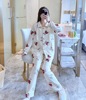 Cartoon pijama, demi-season cotton thermal underwear for breastfeeding, long sleeve