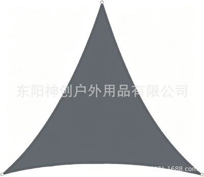 sunshade sail for outdoor | Avtomobil yan çətirləri - dark-gray-equilateral-triangle-2x2x-2m