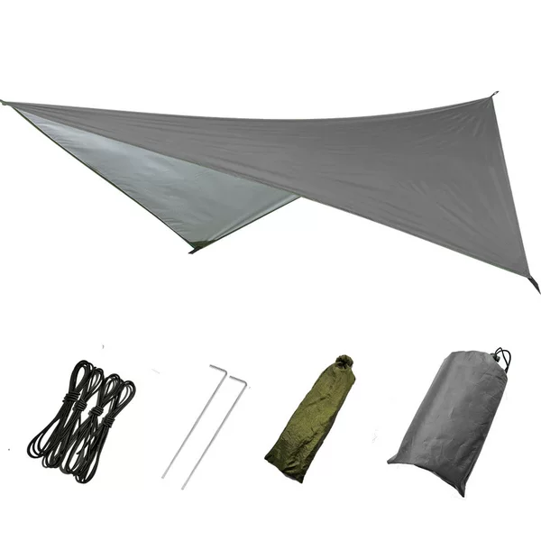 Multifunctional Waterproof Sunscreen Triangle Canopy Outdoor Leisure Mountain Camping Supplies Outdoor Beach Sunshade Floor Cloth