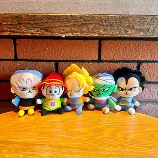 Dragon Ball Son Goku Vegeta Saiyan Trunks Anime Ragdoll Plush Toy Doll Small Pendant