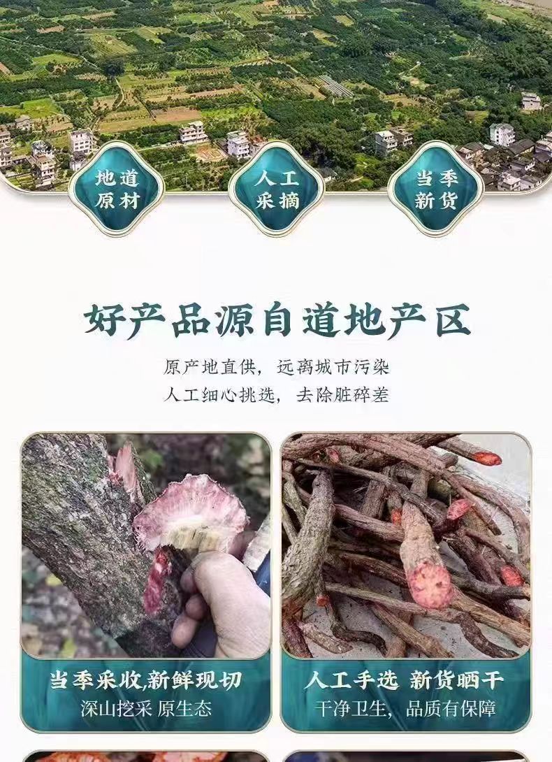 Dried Sargentodoxa Cuneata Slices Da Xue Teng 250g 500g 1000g Traditional Chinese Herb for Decoction quality and texture