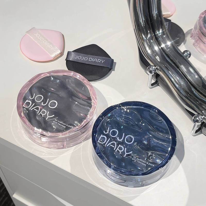 Jiujiu Diary ウォータリー保湿エアクッション BB クリーム ヌードメイクアップ 保湿 長時間メイクアップ ノンスティックパウダー 防水性と耐汗性 BB クリーム|undefined