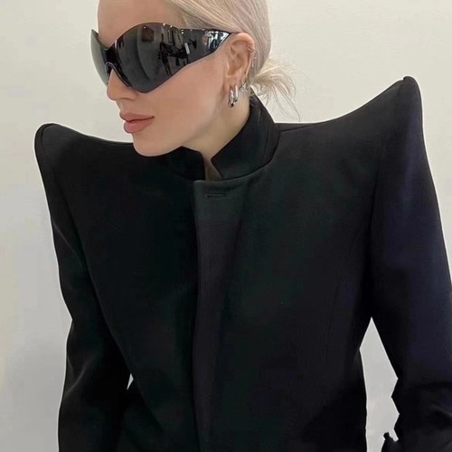  new y2k fashion cat eye b foreign trade sunglasses women's cross-border sunglasses rimless European and American ins wholesale