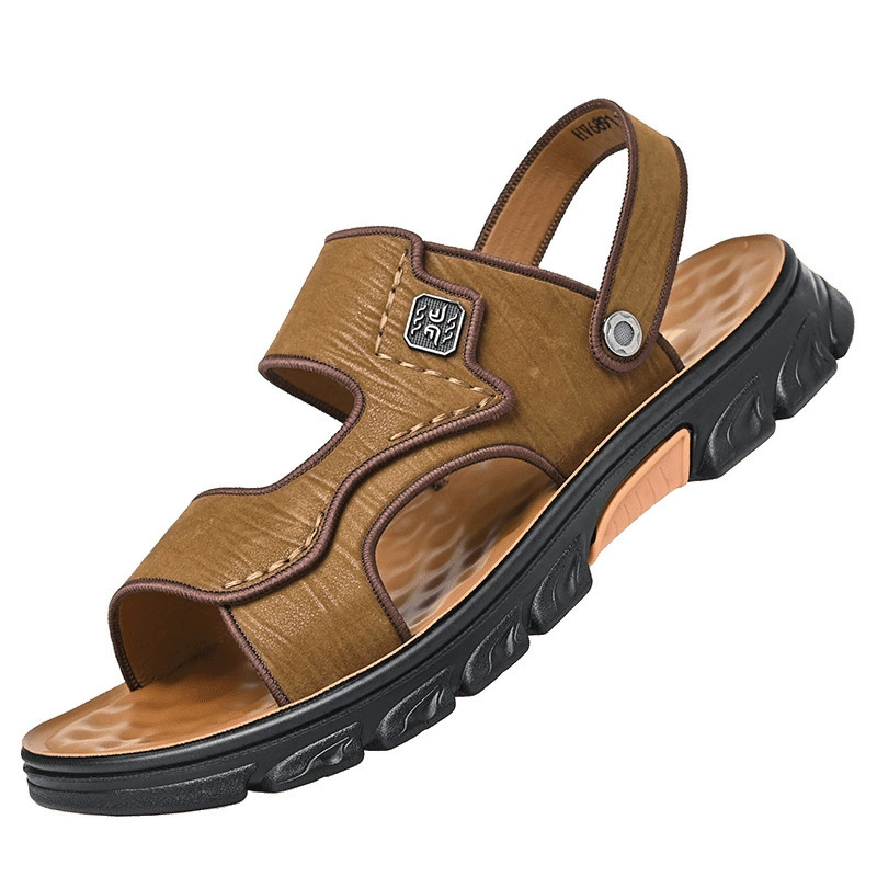 Men's beach sandals to go out platform, summer non-slip wear-resistant slide, slippers
