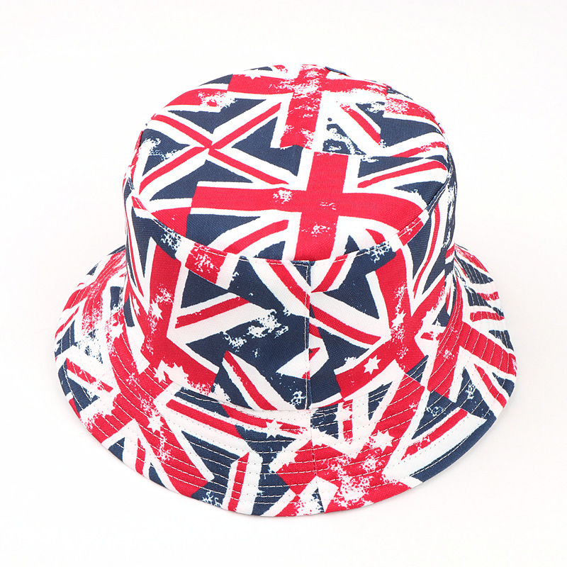 Printed Reversible Fisherman Hat Unisex Sun Hat