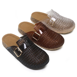 OEM�����ɫ���QŮʿPVC�沩��Ь��ۏͺ�ܛľ�װ��^����Sandals