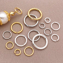 18k包金保色铜电镀真金闭口圈diy手工手链项链收尾连接圈饰品配件