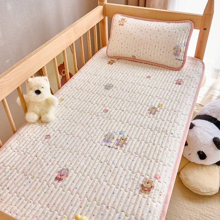 綿幼児、学生寮寝具、ベッドカバー、キルティングシーツ、スリーピングマット、薄型マットレス、母子グレード|undefined