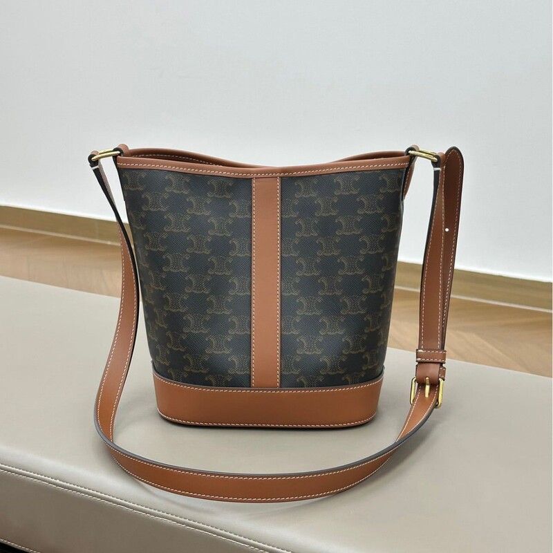 Counter Goods! Arc De Triomphe Bucket Bag Small Classic Presbyopic Large Capacity Storage Crossbody Bag Armpit Tote Bag