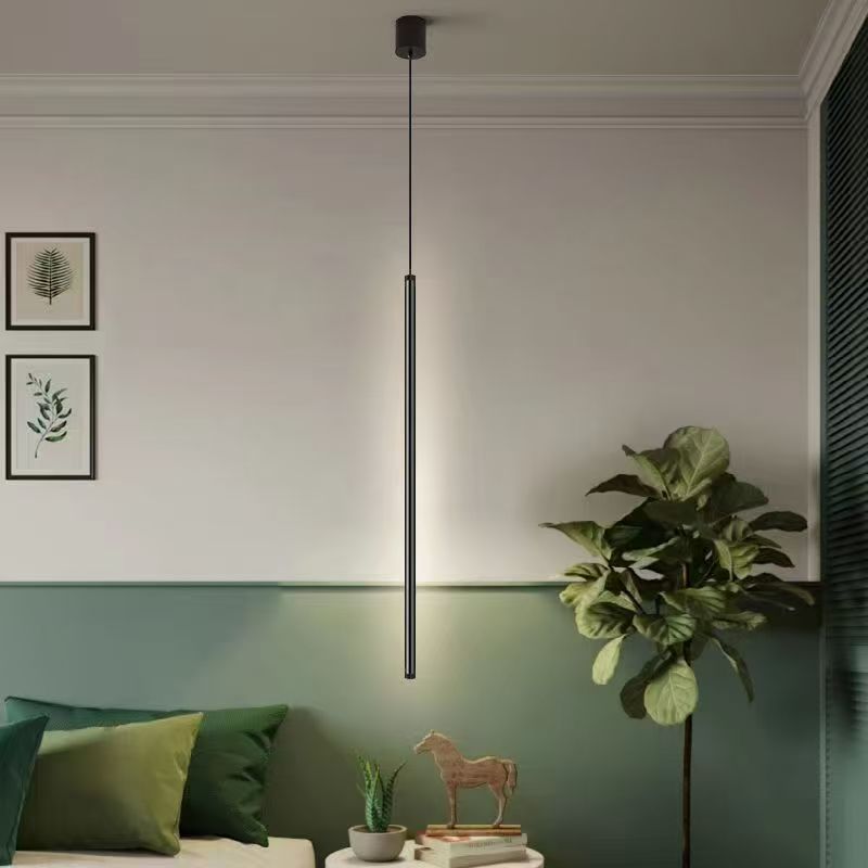 Lámpara de cabecera minimalista moderna y minimalista hotel dormitorio cabecera lámpara de barra larga nórdica sala de estar pared de fondo lámpara de cabina