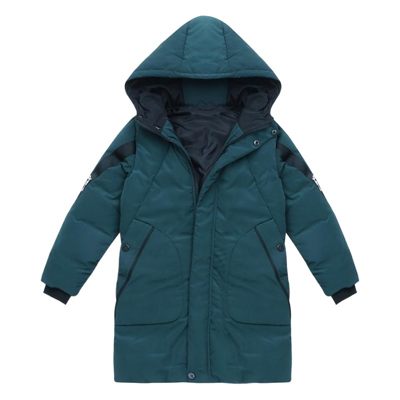 Ropa acolchada de algodón para niños ropa de invierno de longitud media nueva chaqueta acolchada de algodón para niños engrosada chaqueta acolchada de algodón para niños de estilo coreano casual para niños medianos y grandes