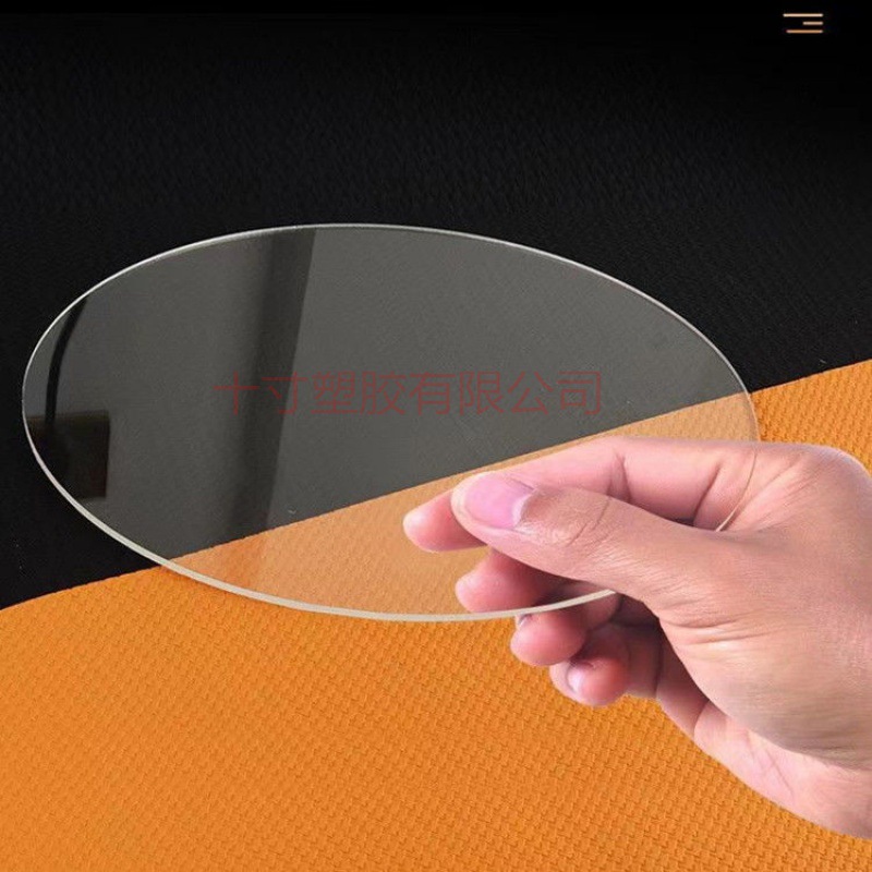 透明亚克力圆片方块暴力流体熊圆形底座蛋糕奶油垫片diy手工材料