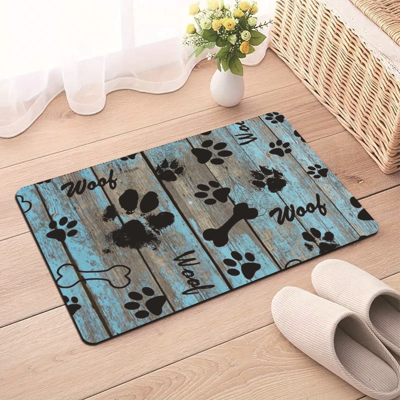 Transfronterizo TEMU alfombra de piso para mascotas resistente al desgaste se puede cortar alfombra de piso de barro de diatomeas absorción de agua americana alfombra antideslizante de secado rápido image 3